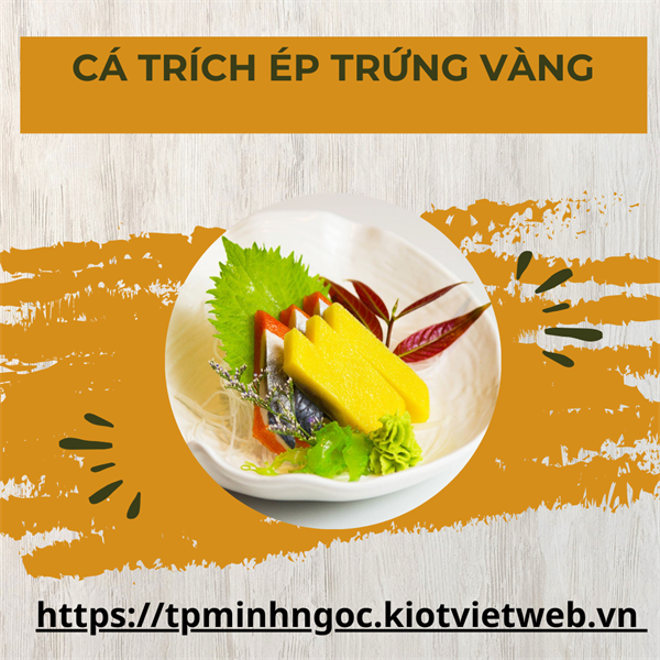Cá trích ép trứng vàng