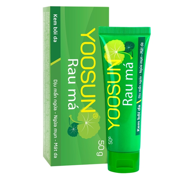 Kem bôi da Yoosun Rau má 50g (Dịu ngứa, ngừa mụn, mát da) - Đại Bắc