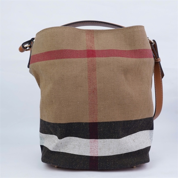 Túi BBR nâu kẻ sọc kèm ví sz25 +