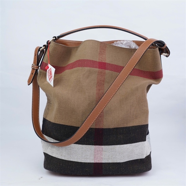 Túi BBR nâu kẻ sọc kèm ví sz25 +