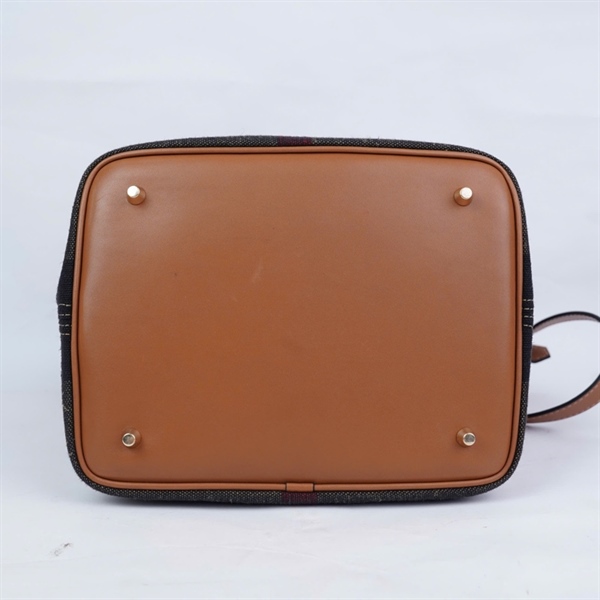 Túi BBR nâu kẻ sọc kèm ví sz25 +