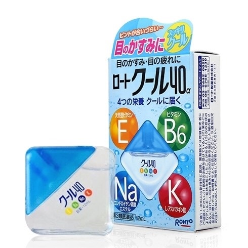 Nhỏ mắt Rohto xanh mát nhiều