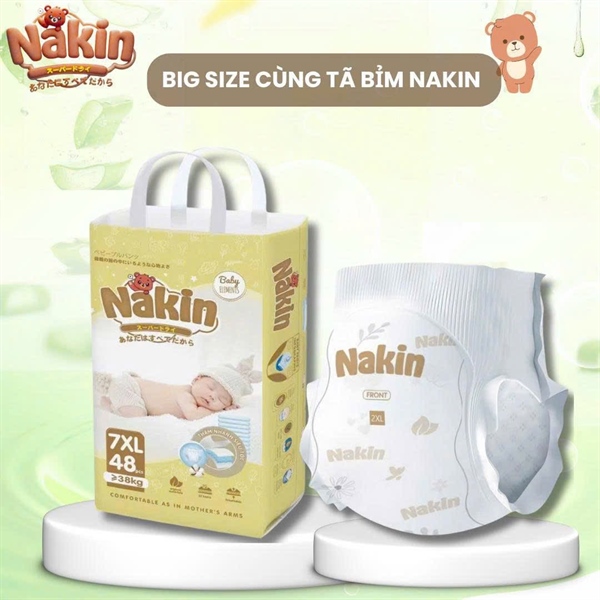 Bỉm nakin size L50 miếng