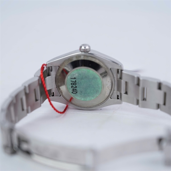 Đồng hồ Rolex bạc mặt xanh (no seri ) sz33 (HC) KG+