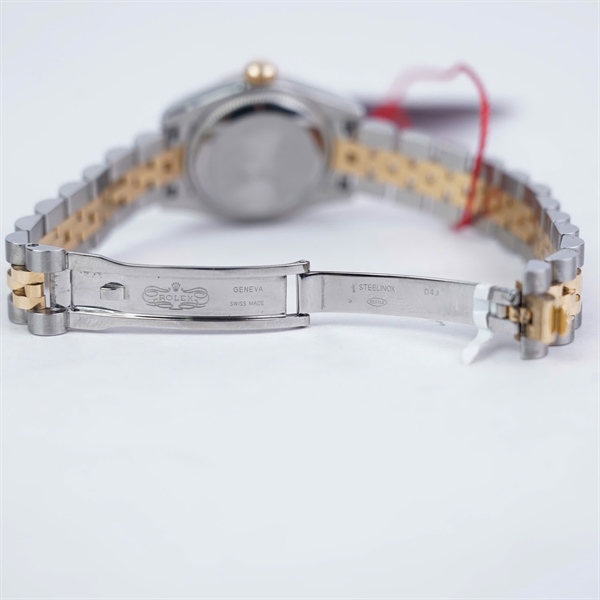 Đồng hồ Rolex bạc mặt vàng (Z151676) sz28 (HC) KG+