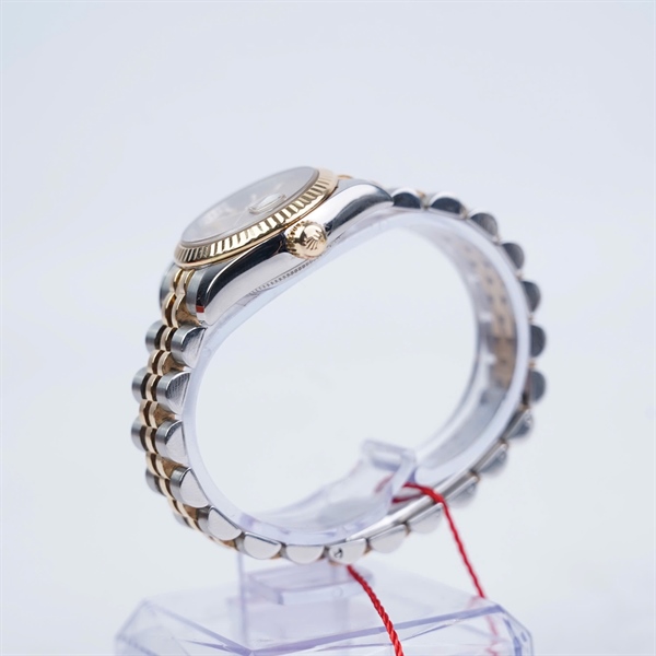 Đồng hồ Rolex bạc mặt vàng (Z151676) sz28 (HC) KG+