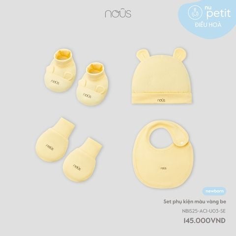 Set phụ kiện màu vàng be Nous 25NB1S25-AC1-U03-SE-FS