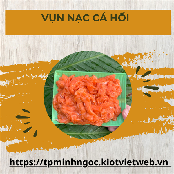 Vụn hồi Nauy tươi sợi Nhật