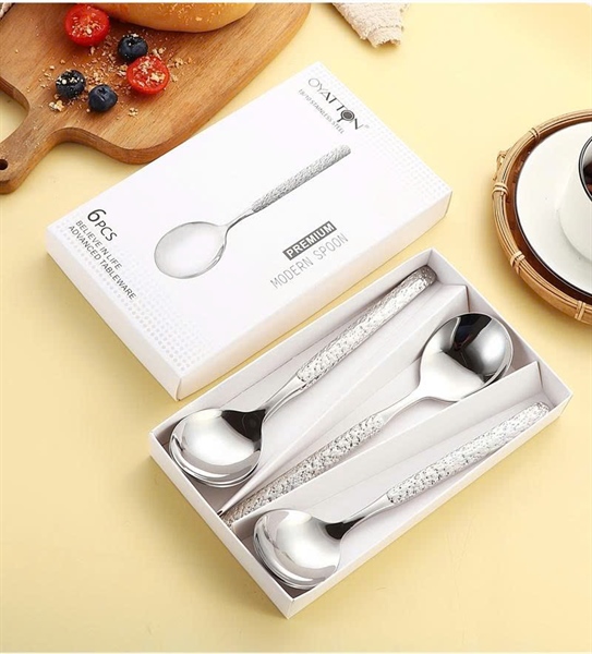 S152 - O573 Set 6 Muỗng Premium Modern Spoon Oyatton OYT-AL573P6