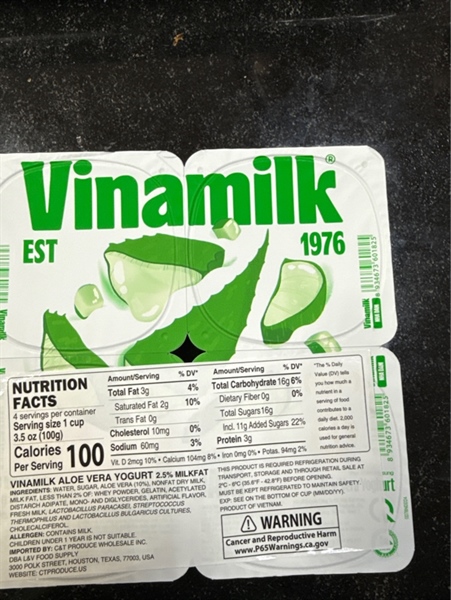 Sữa Chua Vinamilk Nha Đam