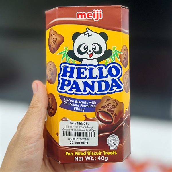 Bánh Hello Panda Meiji Cacao nhân socola 1+