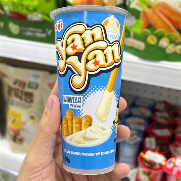 Bánh que chấm Yan Yan Meiji Vanilla 1+