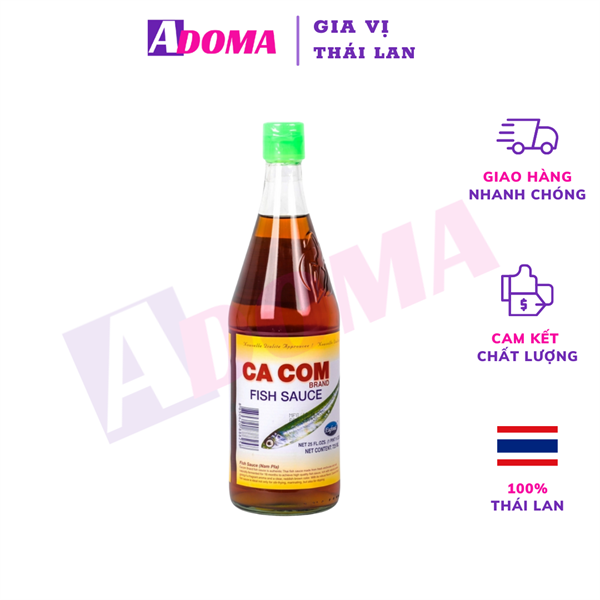 Nước mắm cá cơm Squid Brand Thái Lan 725ml hàng NK