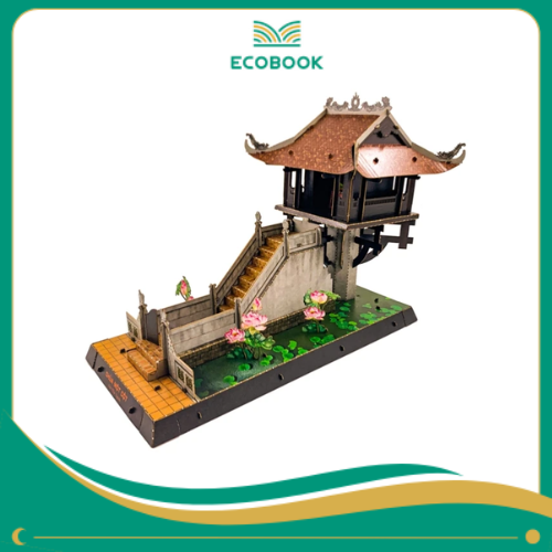 Bộ Lắp Ráp Mô Hình Giấy 3D Chùa Một Cột - Hà Nội