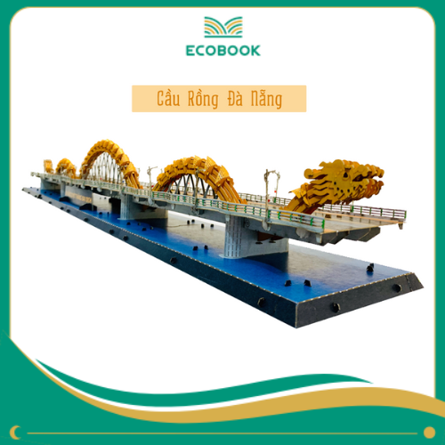 Bộ Lắp Ráp Mô Hình Giấy 3D Cầu Rồng - Đà Nẵng