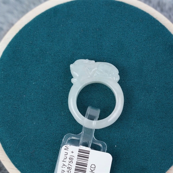 Nhẫn cẩm thạch cụ tỳ hưu My sz17.38x7.04 (758758) +