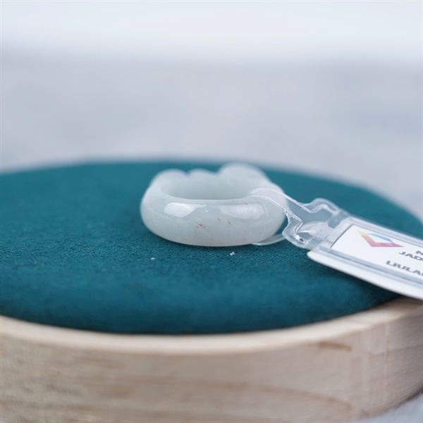 Nhẫn cẩm thạch cụ tỳ hưu My sz17.25x7.5 (832743) +