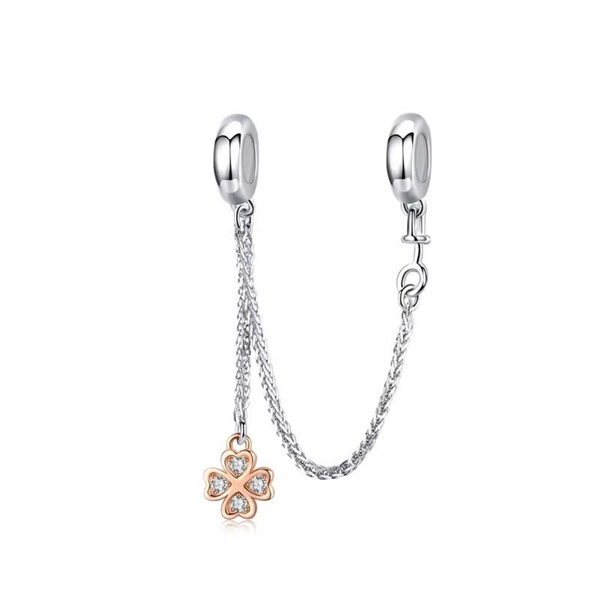Charm xích cỏ 4 lá +