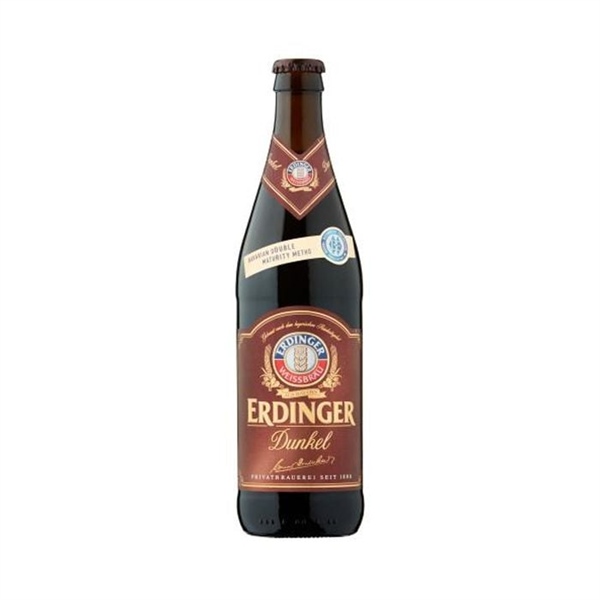 Bia Erdinger Weibbier Dunkel 5,3% – Chai 500ml-Thùng 12 Chai