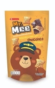 Bánh gấu mr.mee biscuit filled with chocolate cream 50g, Thái Lan