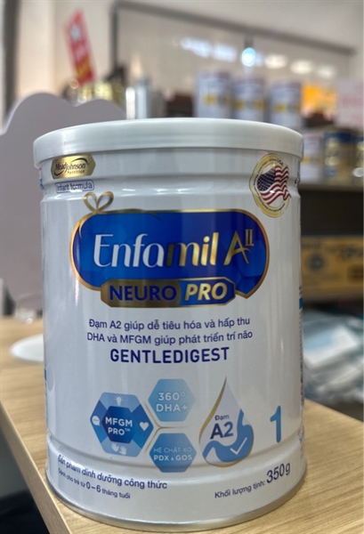 Sữa Enfamil A2 NeuroPro số 1 800g (Infant Formula, 0 - 6 tháng)