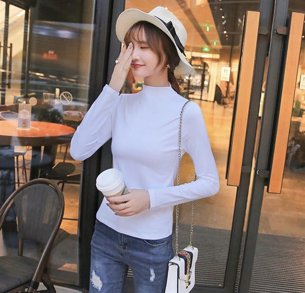 ÁO THUN CỔ LỌ DÀI TAY BODY