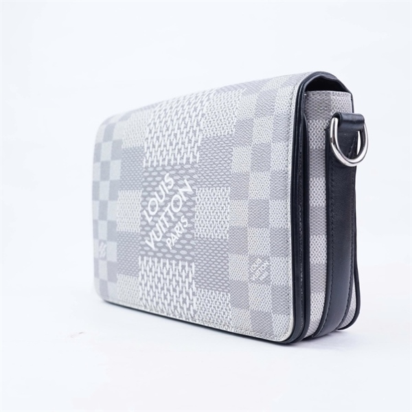 Túi LV đeo chéo ô vuông xám sz23 (BQ) KG+