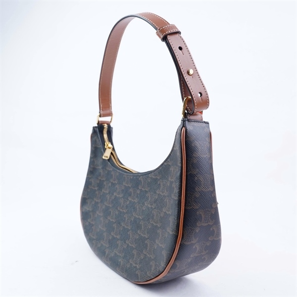 Túi Celine kẹp nách nâu sz21 (BQ) KG+