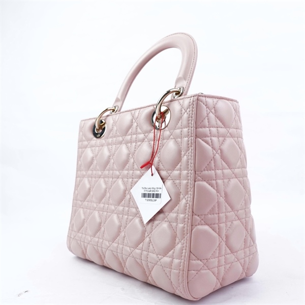 Túi Dior Lady hồng (18-MA-0175) szM (BQ) KG+