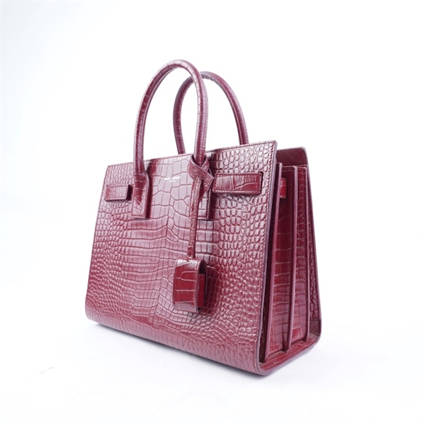 Túi YSL đỏ da cá sấu kèm ổ+ ví (TCT421863-0617) sz26 (BQ) KG+