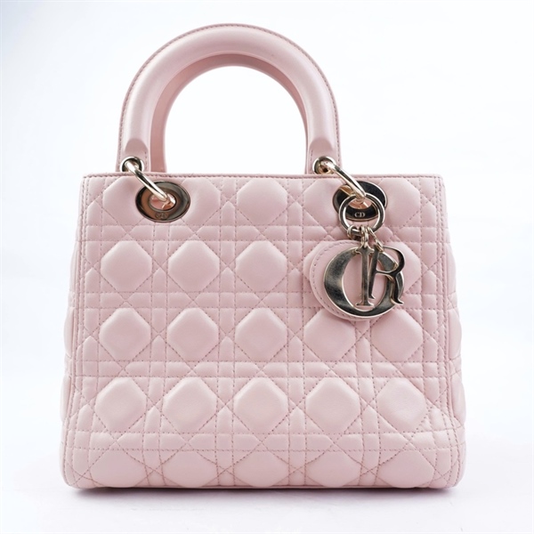 Túi Dior Lady hồng (18-MA-0175) szM (BQ) KG+