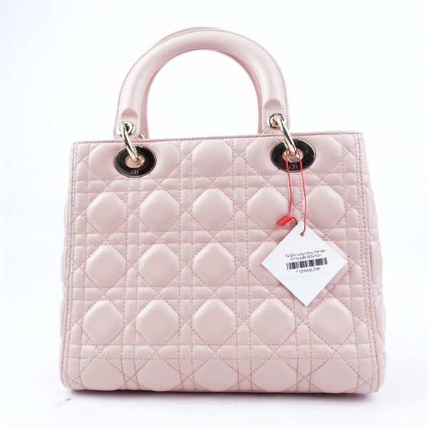Túi Dior Lady hồng (18-MA-0175) szM (BQ) KG+