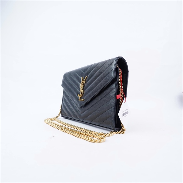 Túi YSL đen sz22 (BQ) KG+