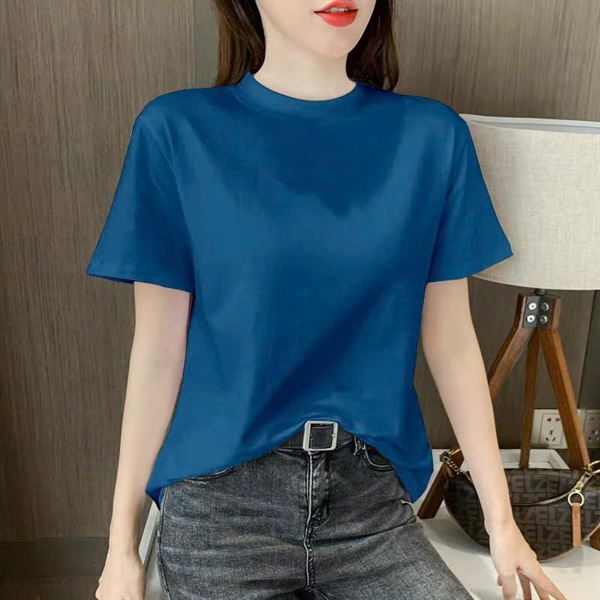 ÁO THUN CỔ TRỤ FORM SUÔNG