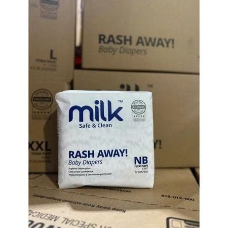Bỉm dán thuần Chay Milk Malay NB22 <5kg
