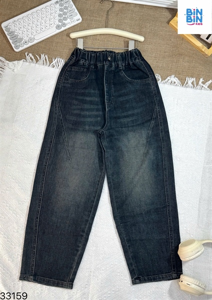 33159-Quần Jean dài đen đá Bangtan chữ Smeriz