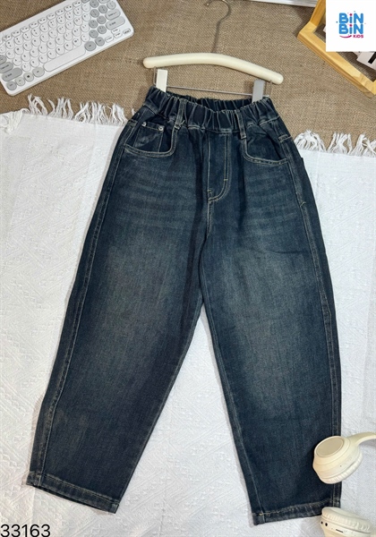 33163-Quần jean xanh da Yi Yi Yi
