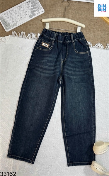 33162-Quần jean túi đắp Come Zero xanh