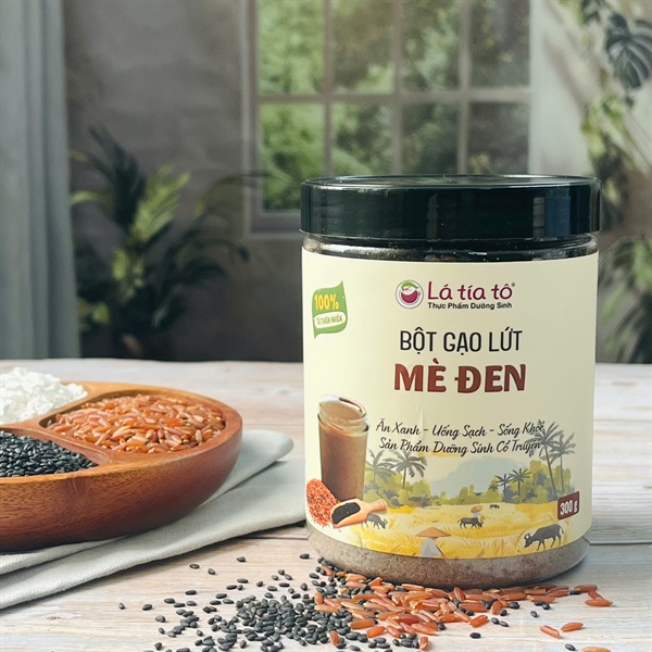 Bột gạo lứt mè đen 300gr