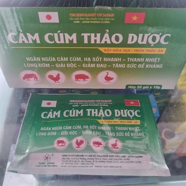 SUMI Cảm cúm thảo dược gói 10g