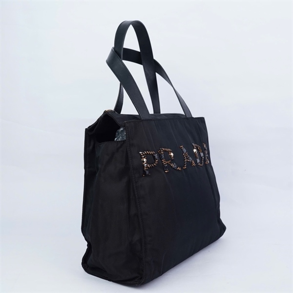 Túi Prada tote đen sz30 (HN) KG+