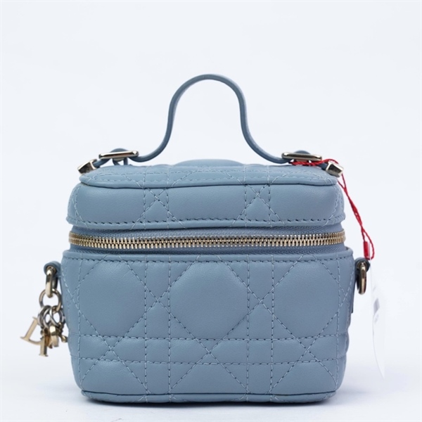Túi Dior Vanity mini xanh sz11 (BQ) KG+