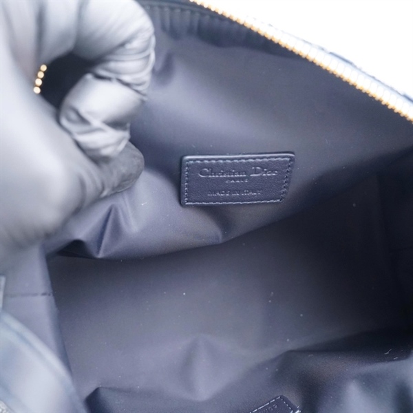 Túi Dior kẹp nách xanh đen họa tiết sz22-26 (BQ) KG+