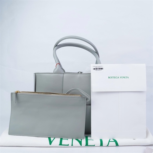 Túi Bottega Tote xám kèm ví sz30 (LN) KG+