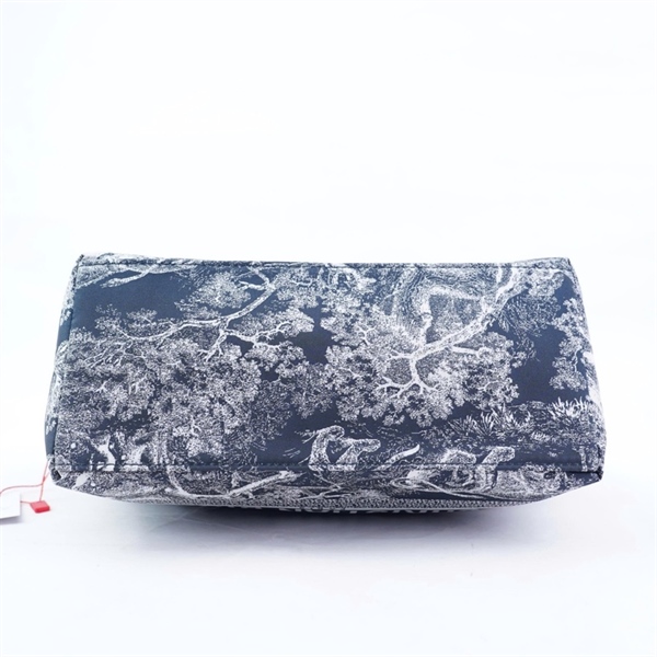 Túi Dior kẹp nách xanh đen họa tiết sz22-26 (BQ) KG+