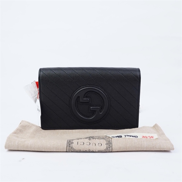 Túi GG Blondie đen (772213-534568) sz20 (LN) KG+