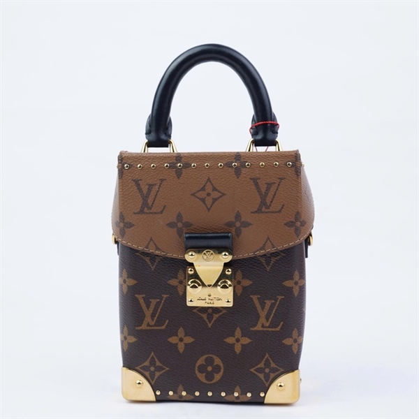 Túi LV Camera Box hoa nâu 2 strap sz12 (BQ) KG+