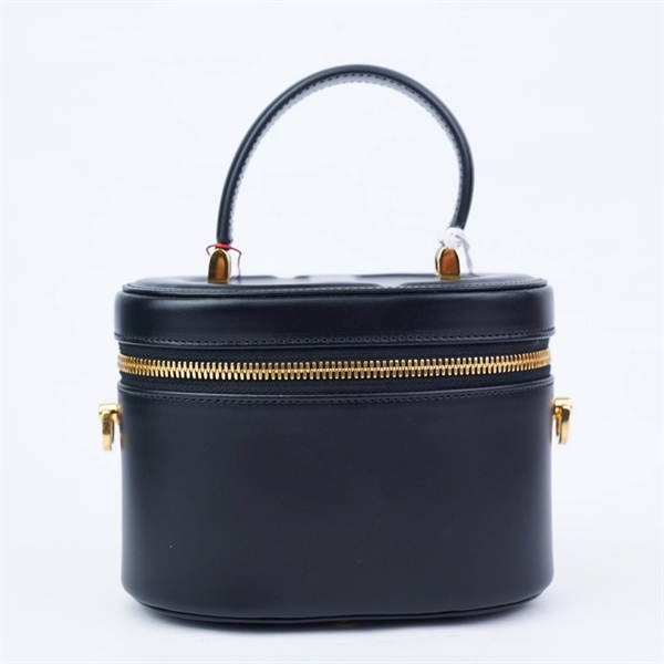 Túi Dior Vanity đen sz16 (BQ) KG+