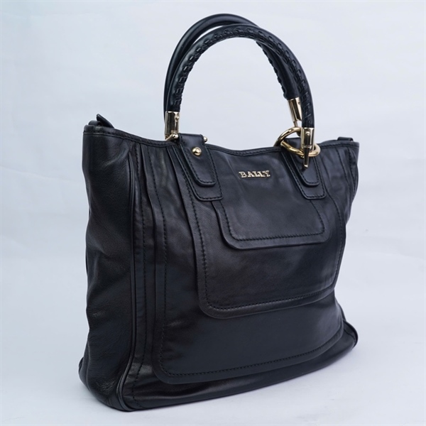 Túi Bally tote đen sz30 (HN) KG+