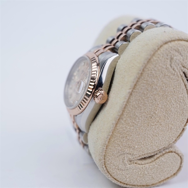 Đồng hồ Rolex bạc mặt hồng (9058L059) sz28.7 (HC) KG+